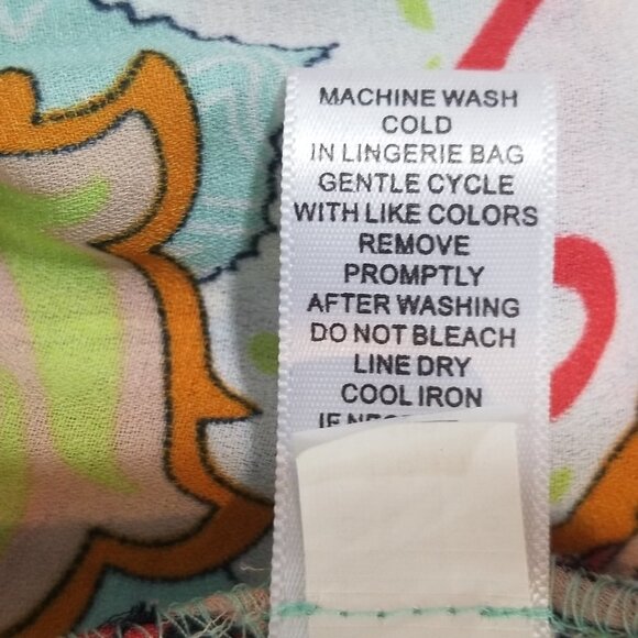 Melissa Paige Lace Up Bell Sleeve Pleated Paisley - Picture 9 of 11